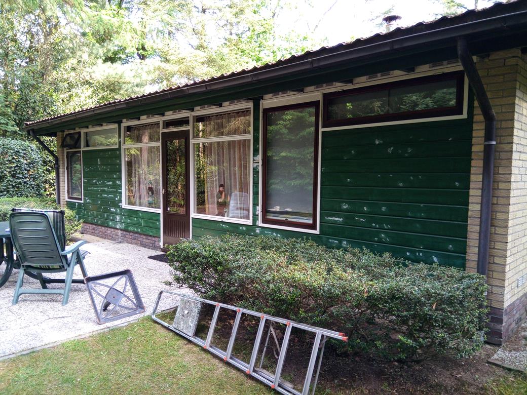 Rabbatdelen terraszijde eerst opgeknapt